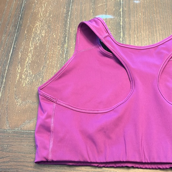 Nike Sports Bra.  3X.  Magenta with white Nike Swoosh Logo. - Picture 6 of 8